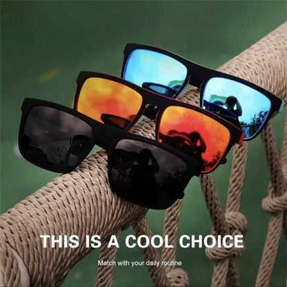 Ultra-Light Rectangular Polarized Photochromic Sunglasses
