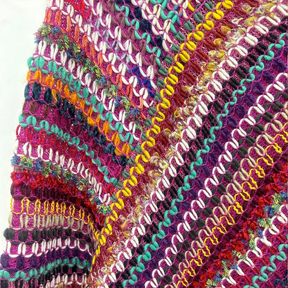 Nouveau châle d'hiver décontracté au crochet de style bohème