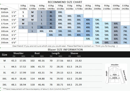New British Style Blazer- Four Seasons Casual Wear
