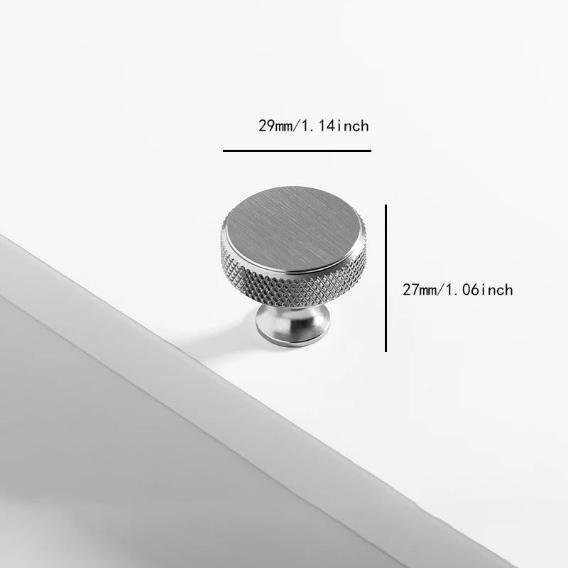 Minimalist Single Hole Round Cabinet Knobs