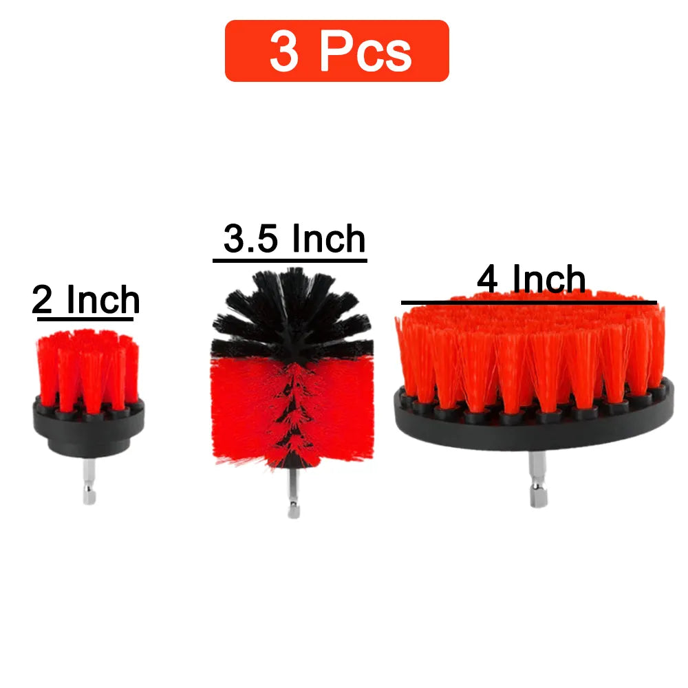 4-Piece Electric Drill Brush Kit for Household Cleaning