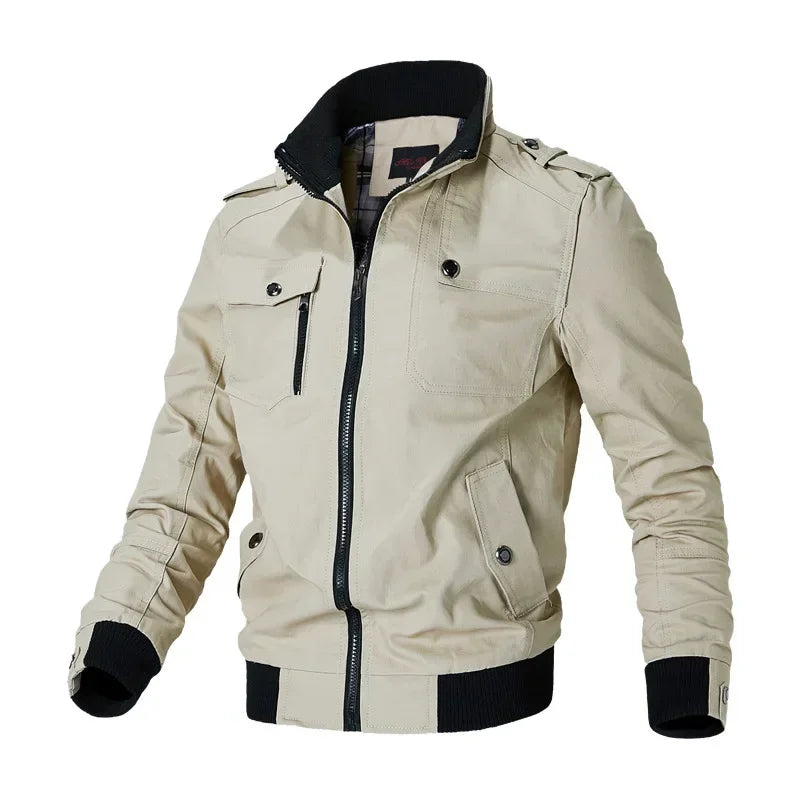 Veste de camping coupe-vent MA-1 Cargo pour homme