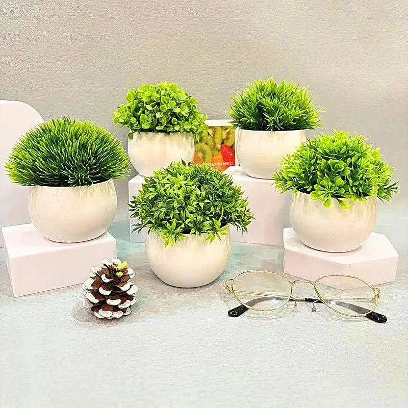 Vivid Artificial Bonsai for Office and Table Centerpieces