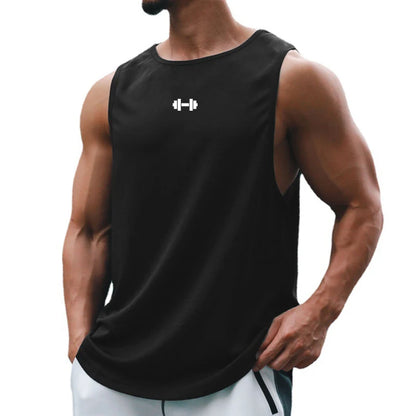 Débardeur de sport pour hommes, vêtements d'entraînement de fitness, chemise ample sans manches à séchage rapide pour musculation