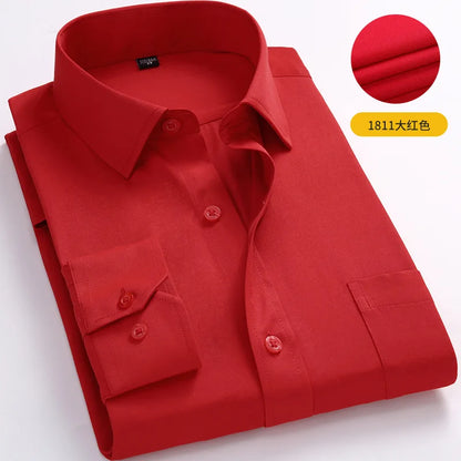 Plus Size Men's Business Casual Shirts