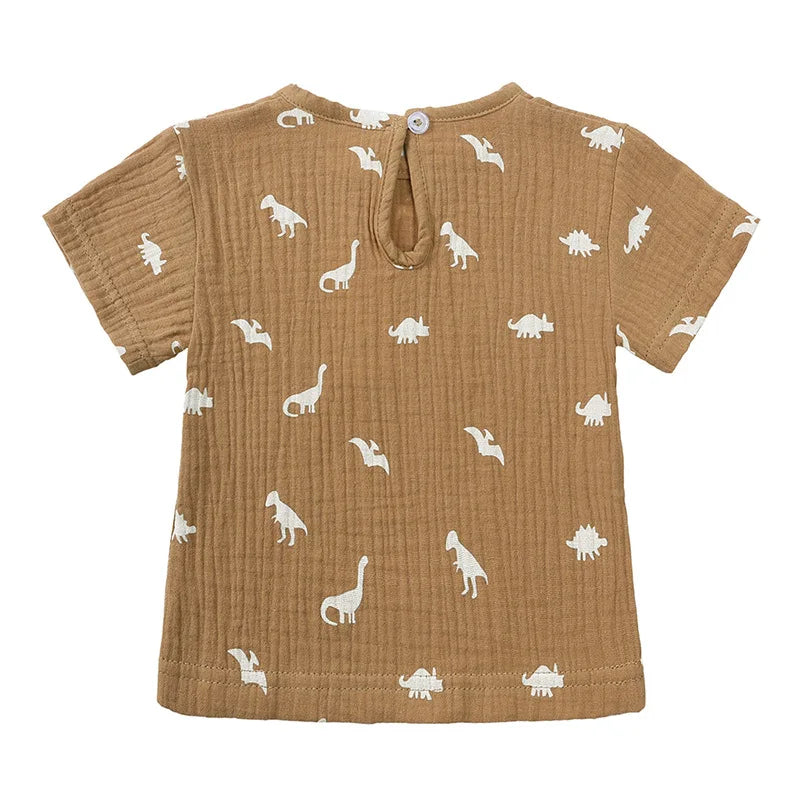 Freizeit-Set aus T-Shirt und Shorts mit Print für Kinder