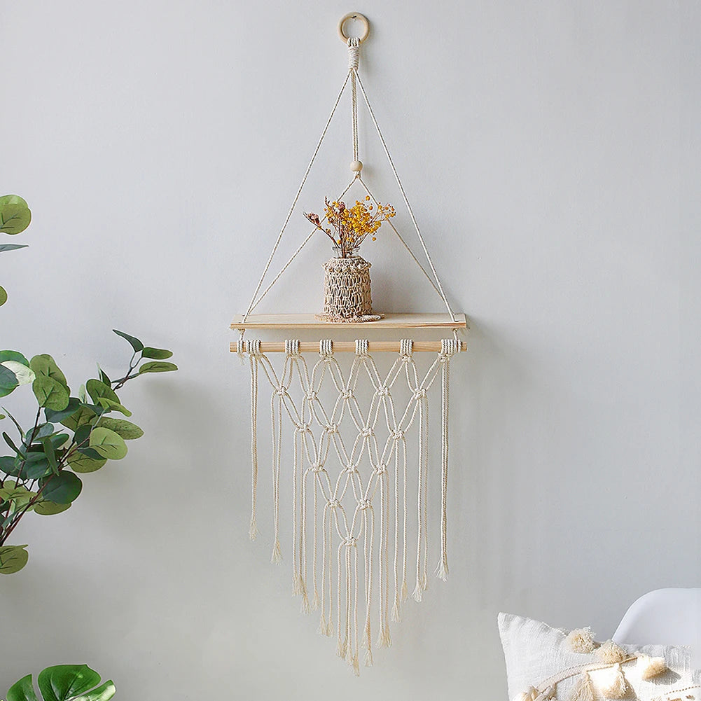 Wandbehangregal Boho Home Decor – Regale an der Wand Holzdekoration