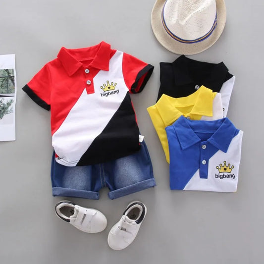 Summer Children's Top & Bottom Clothes Set