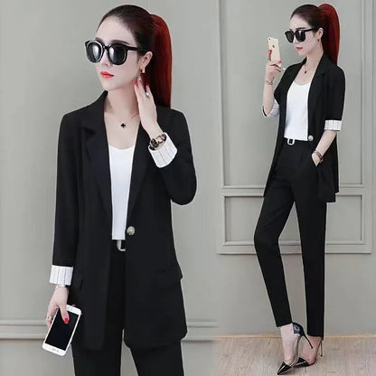 Women's Elegant High-End Feel Small Jacket 2-Piece Set