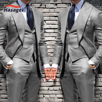 Costume croisé sur mesure pour homme de couleur unie