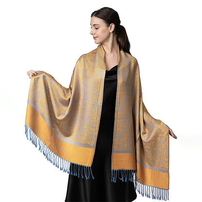 Poncho de voyage de luxe en cachemire – Enveloppements d'hiver chauds
