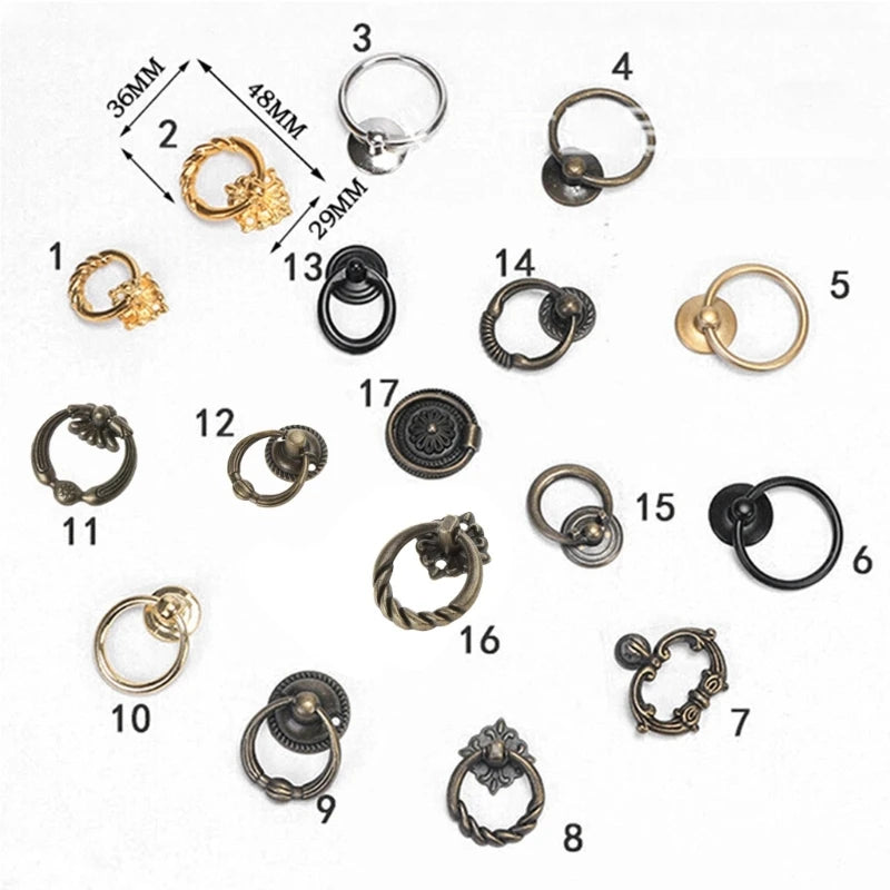Retro Circle Drawer Handles