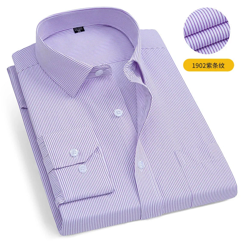 Plus Size Men's Business Casual Shirts