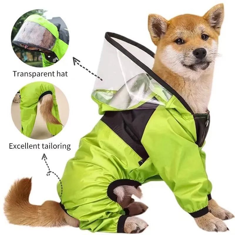 Dog Jumpsuit & Waterproof  Rain Jacket