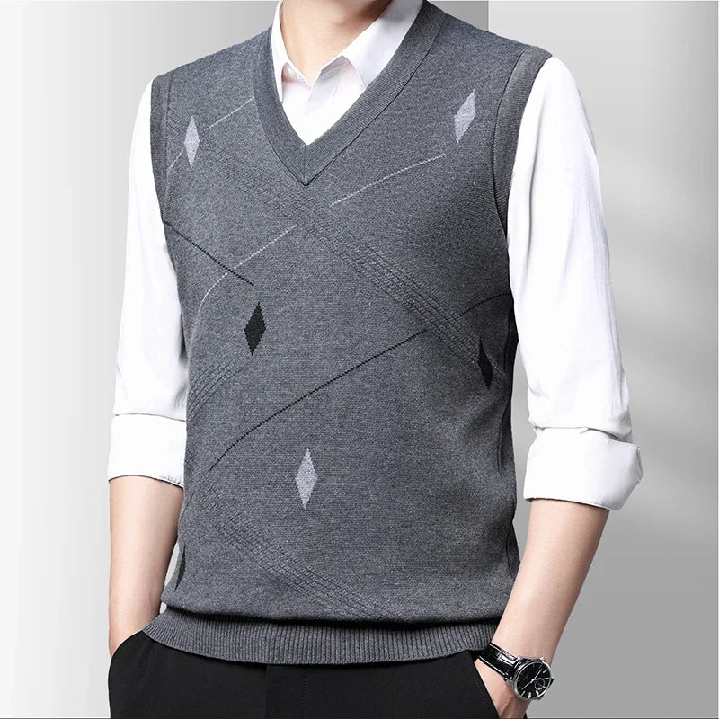 Men's Thickened Casual Sweater Vest