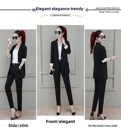 Women's Elegant High-End Feel Small Jacket 2-Piece Set