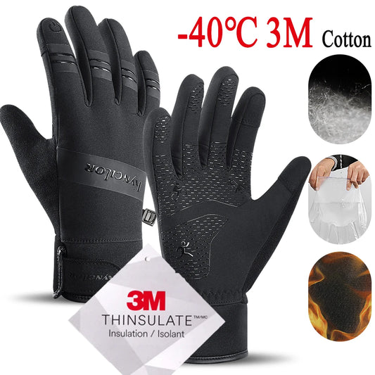 Touchscreen Windproof Waterproof Winter Cycling Gloves