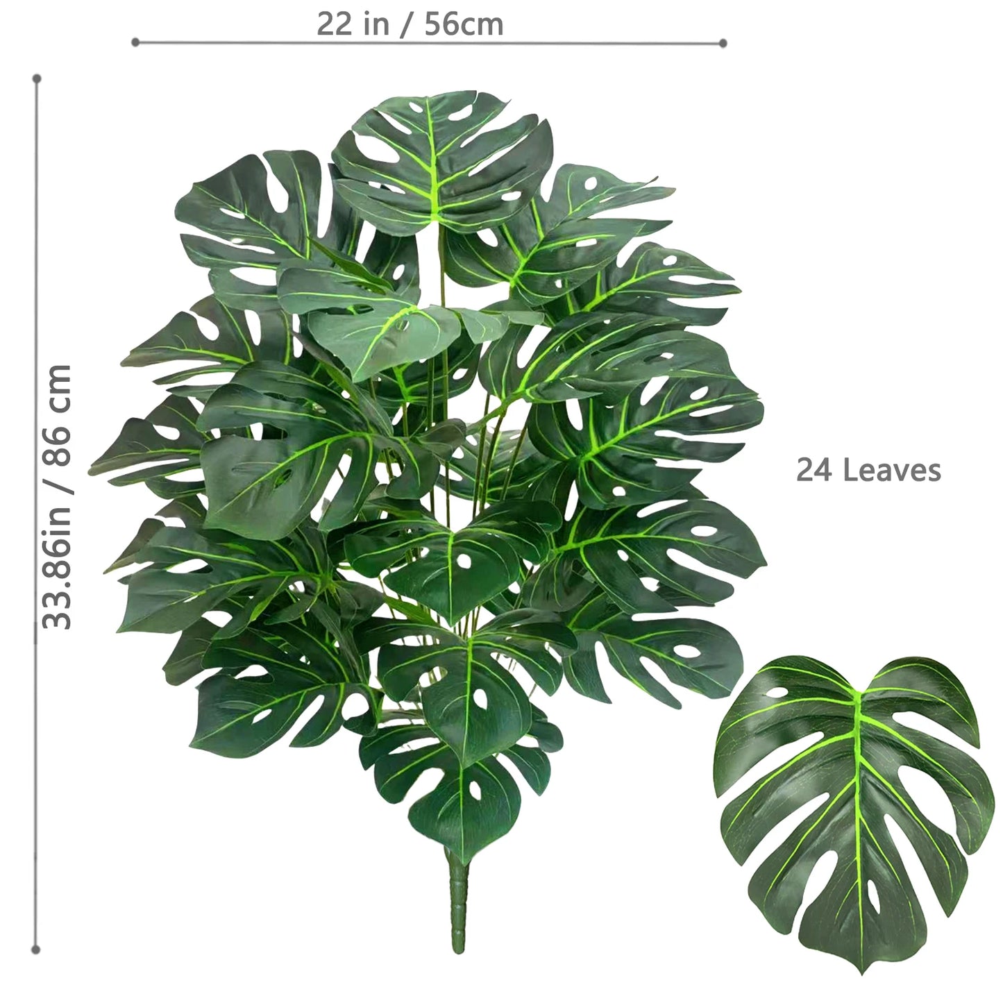 110 cm künstliche Monstera-Palme, Heimdekoration