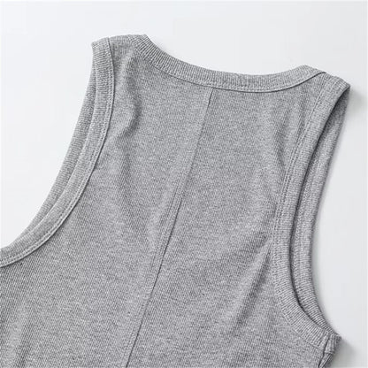 Débardeurs élégants de couleur unie pour hommes pour l'été