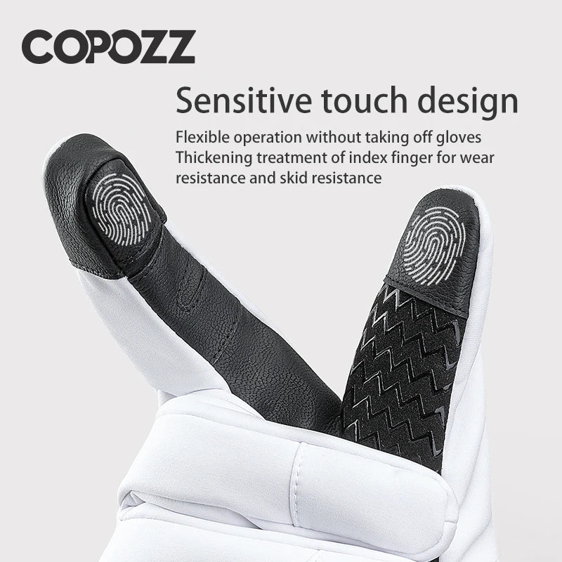 COPOZZ Winter Ski Gloves – Windproof & Waterproof