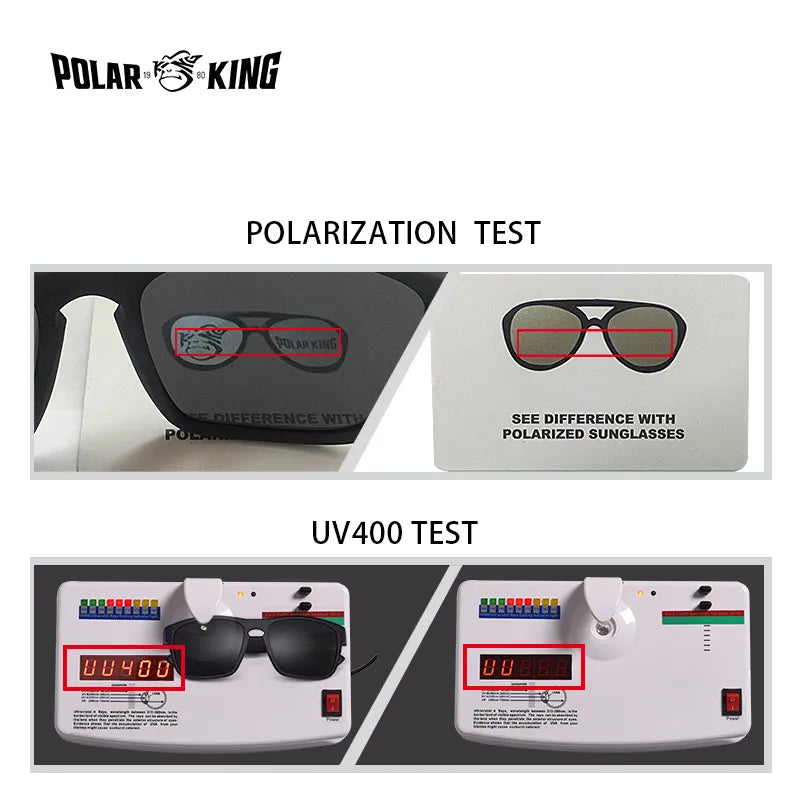 Quadratische Sonnenbrille aus polarisiertem Kunststoff für Herren