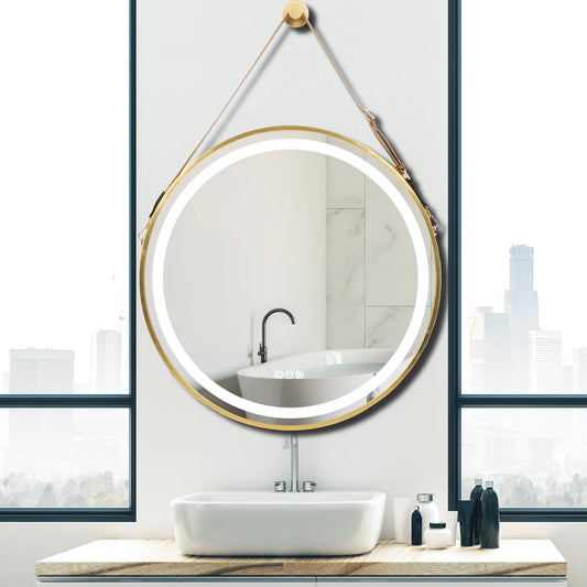 Wall Mounted Round Vanity Mirror