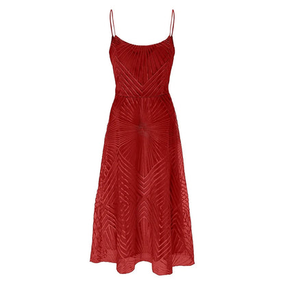 Luxury Women Embroidery Party Dress Sexy Suspenders Embroidered Sleeveless Evening Dresses Women Fashion Prom Dress Vestidos