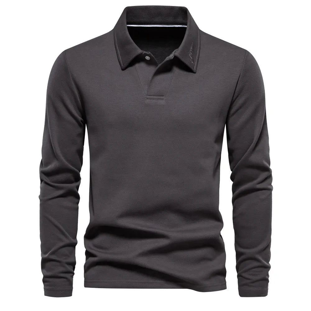 Neck Turn Mens Casual Polo Shirt