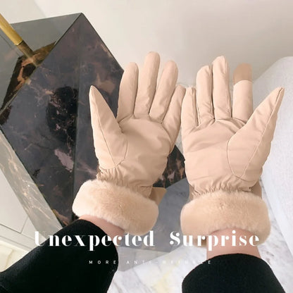 Gants de cyclisme imperméables d'hiver à écran tactile