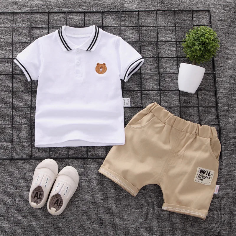 Ensemble polo et short pour bébé garçon