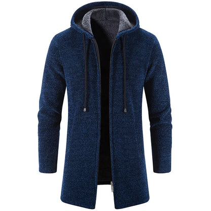 Men's  Autumn Winter Hot Warm Zipper Cardigan Sweaters