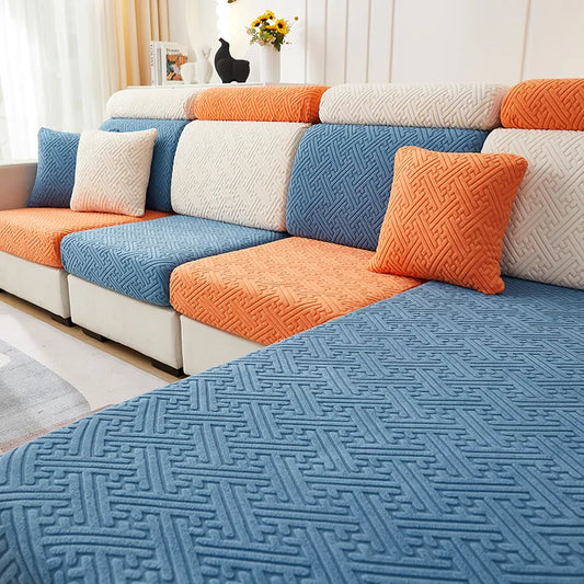 Housse de canapé épaisse et extensible pour la protection et le style des meubles