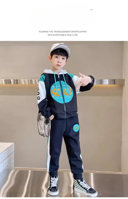 Autumn Boys' Jacket - Pants Set
