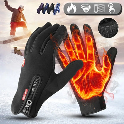 Rutschfeste Touchscreen-Winterhandschuhe – Wasserdicht