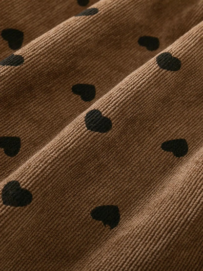 Langärmliges Vintage-Spitzenkleid für Mädchen