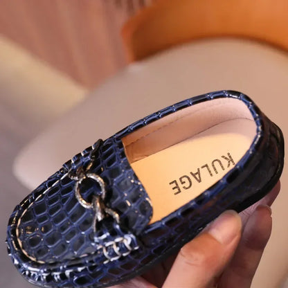 Baby Jungen Leder Slipper Mokassins Schuhe