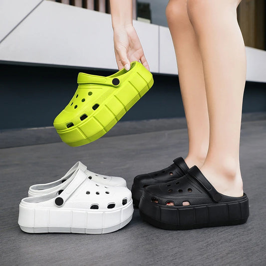 Summer tooling platform sandals cave slippers