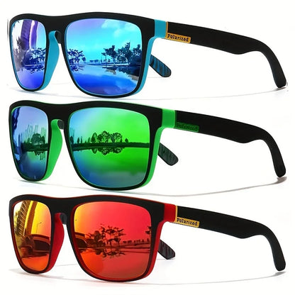 Ultra-Light Rectangular Polarized Photochromic Sunglasses