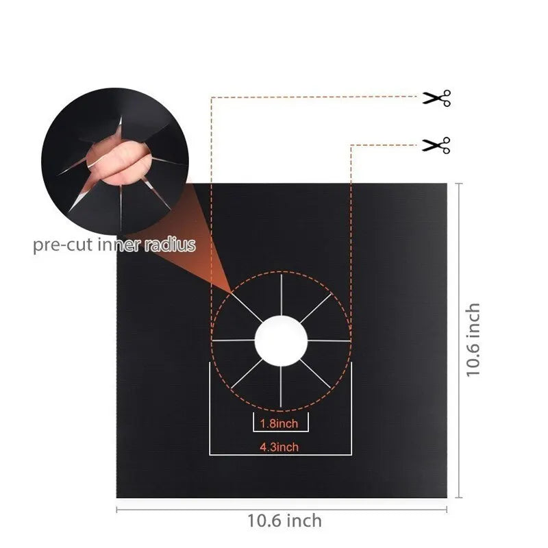 Ensemble de protection de poêle 4 pièces