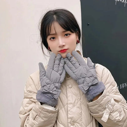 Gants de cyclisme imperméables d'hiver à écran tactile