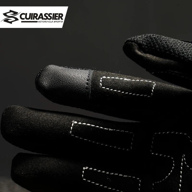 Breathable Full-Finger Motorcycle Gloves for Protection