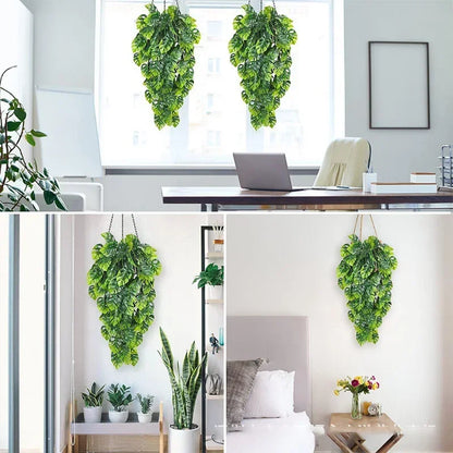 Artificial Monstera Leaf Vines Wall Decor Garland
