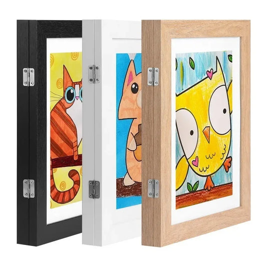 Magnetic Front-Opening Frames for Children's Art