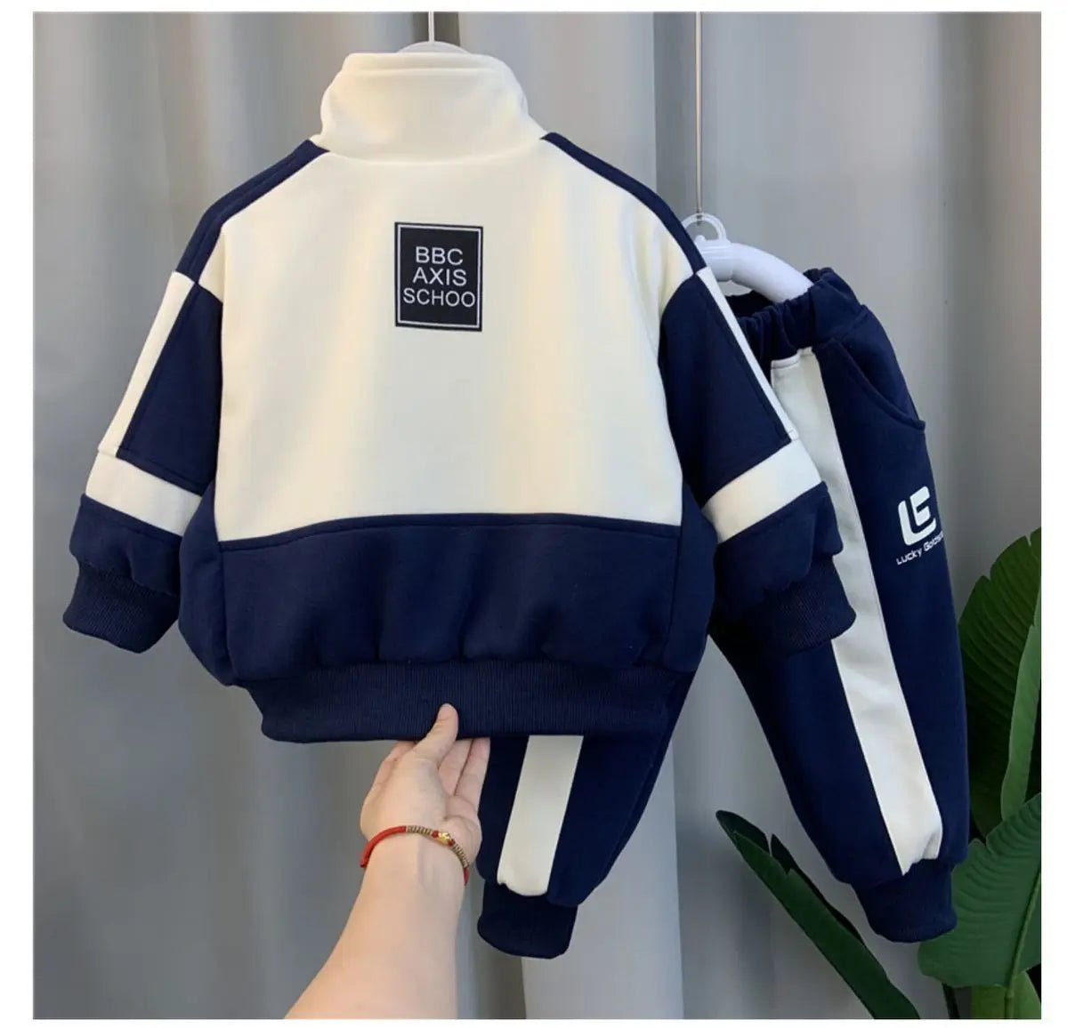 Korean Sportswear 2-Piece Jacket Set