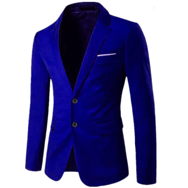 Men's High-Quality Business Suit Blazer - 9 Colors