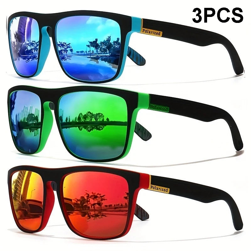 Ultra-Light Rectangular Polarized Photochromic Sunglasses