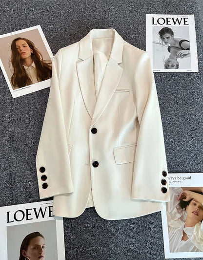 Blazer élégant pour femme de bureau printemps-été