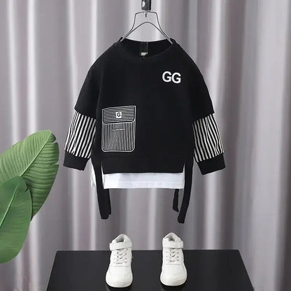 Baby Boy Long Sleeve Sweater Vest