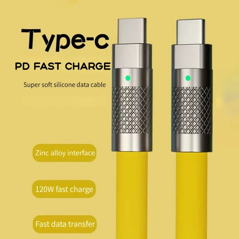 120W Super Fast Charge PD Type C Cable