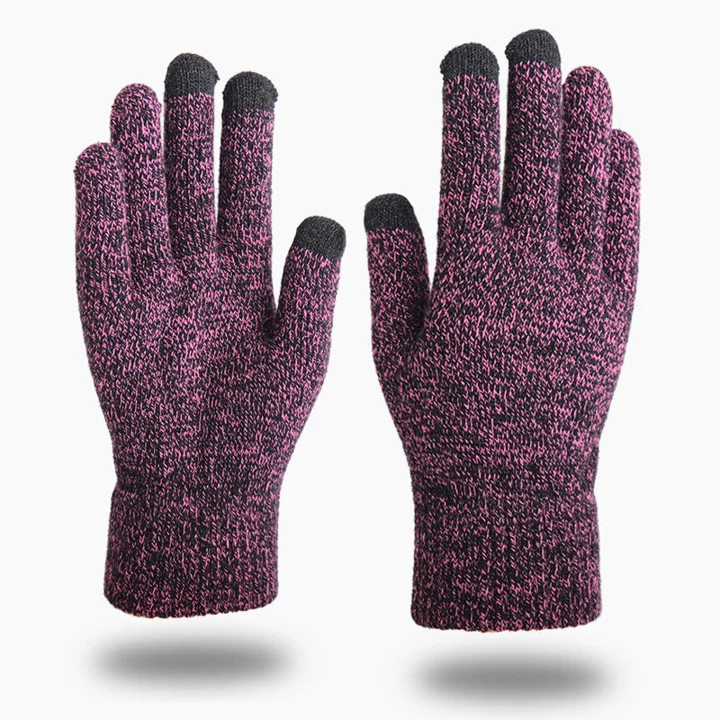 Men's Winter Knitted Touchscreen Gloves